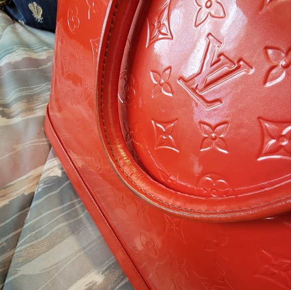 Louis Vuitton Red/Pink Epi Alma Satchel Handbag Satchel GM - Picture 8 of 16